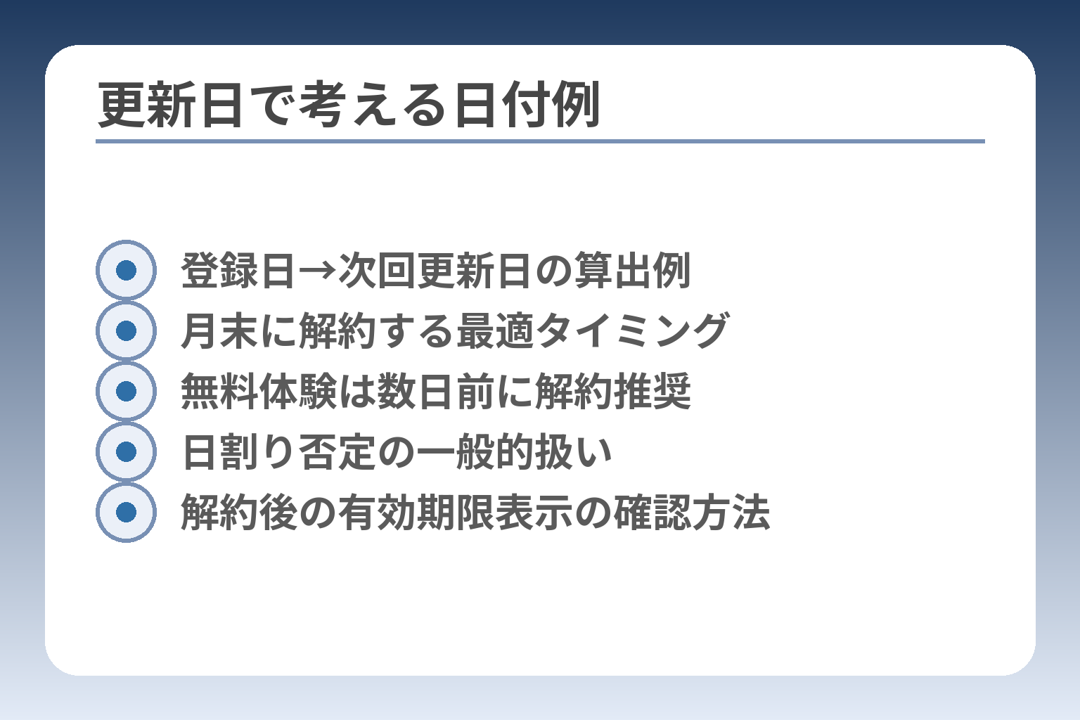 更新日で考える日付例