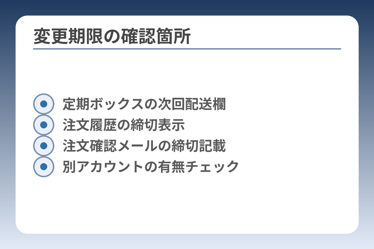 変更期限の確認箇所